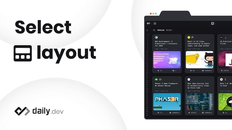 Getting Started Choosing Layout Video Tutorial